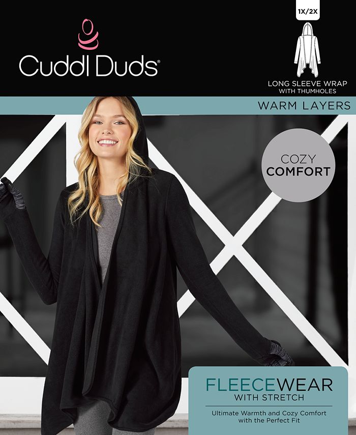 Cuddl duds sales wrap with hood