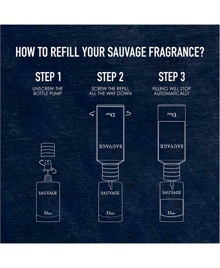 DIOR Men's Sauvage Eau de Parfum Refill, 10 oz. Macy's