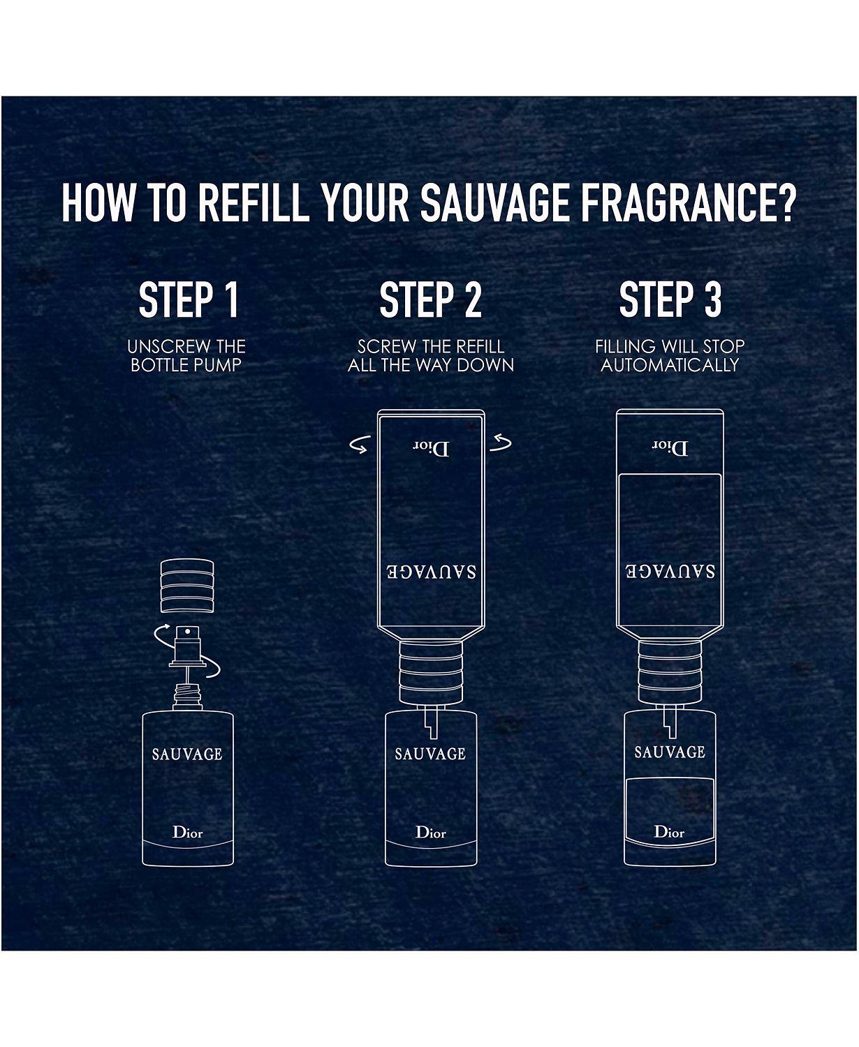 Men's Sauvage Eau de Parfum Refill, 10 oz.