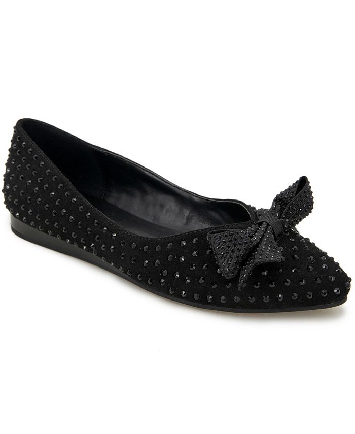 Kenneth Cole Reaction Lucie Jewel Bow Ballet Flats - Macy's