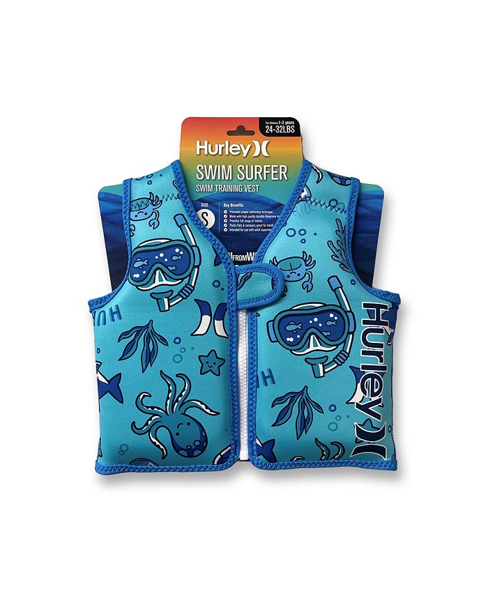 lof rijst trainer Hurley Zip Up Life Vest with Shark Design - Macy's