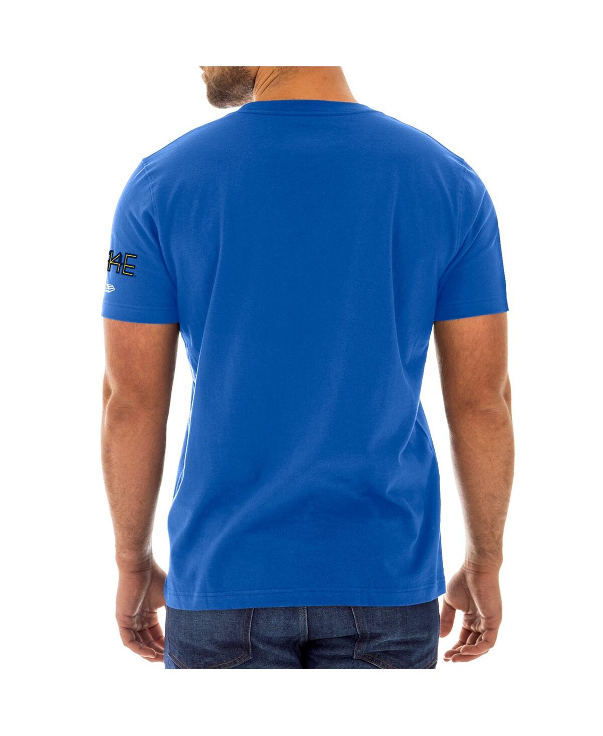 Shop New Era Men's  Royal Milwaukee Brewers City Connect T-shirt In Blue