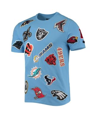 Men's Blue Nfl League Wordmark T-shirt