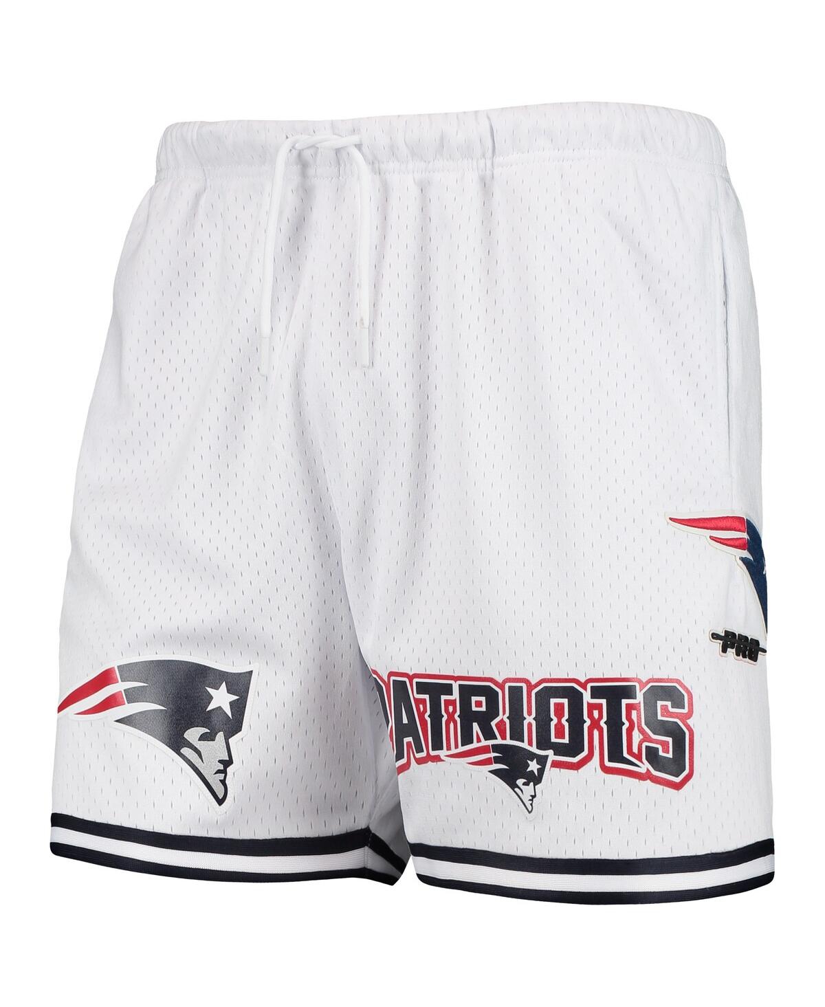 Pro Standard White New England Patriots Mesh Shorts In White