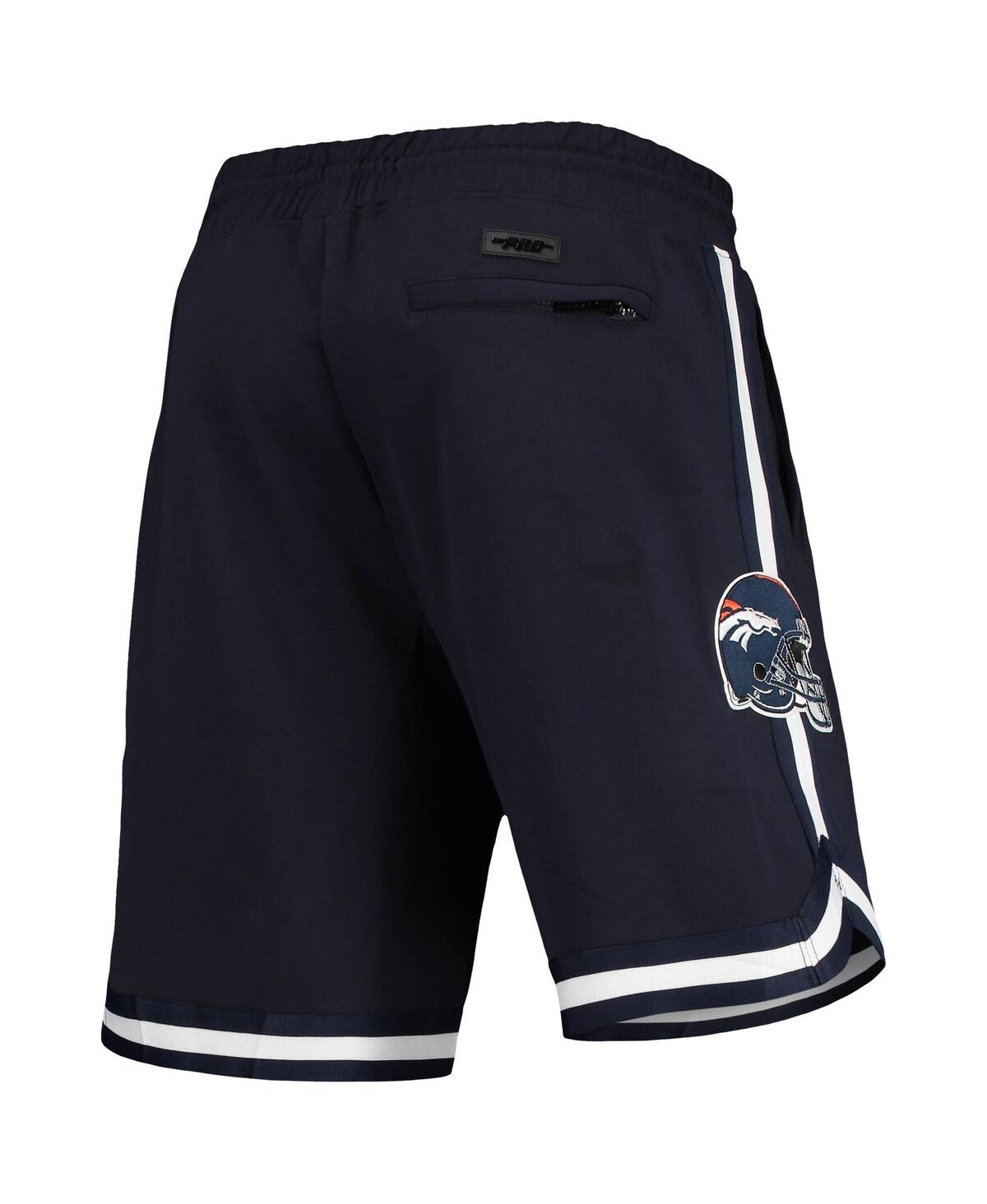 PRO STANDARD MEN'S PRO STANDARD NAVY DENVER BRONCOS CORE SHORTS 