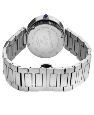 Women's Piemonte Swiss Quartz Silver-Tone Stainless Steel Bracelet Watch 36mm