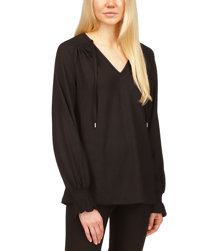 Michael kors peasant deals blouse