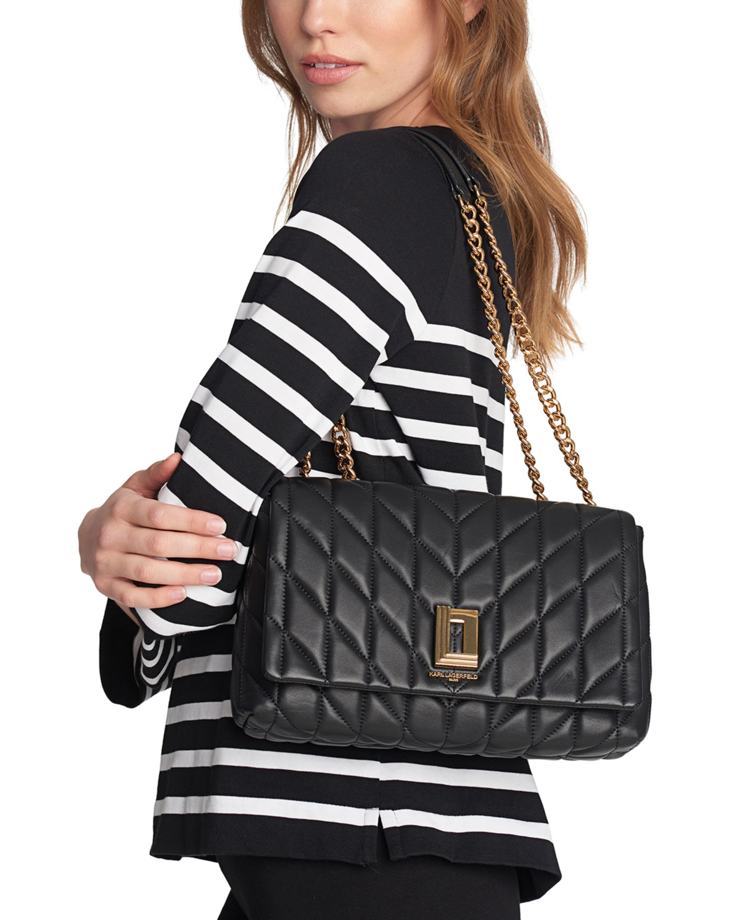 Lafayette Medium Leather Shoulder Handbag