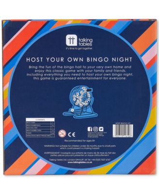 Talking Tables Host Your Own Bingo Night Game Set