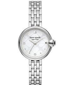 Women's Chelsea Park Three-Hand Date Silver-Tone Stainless Steel Mesh Bracelet Watch, 32mm