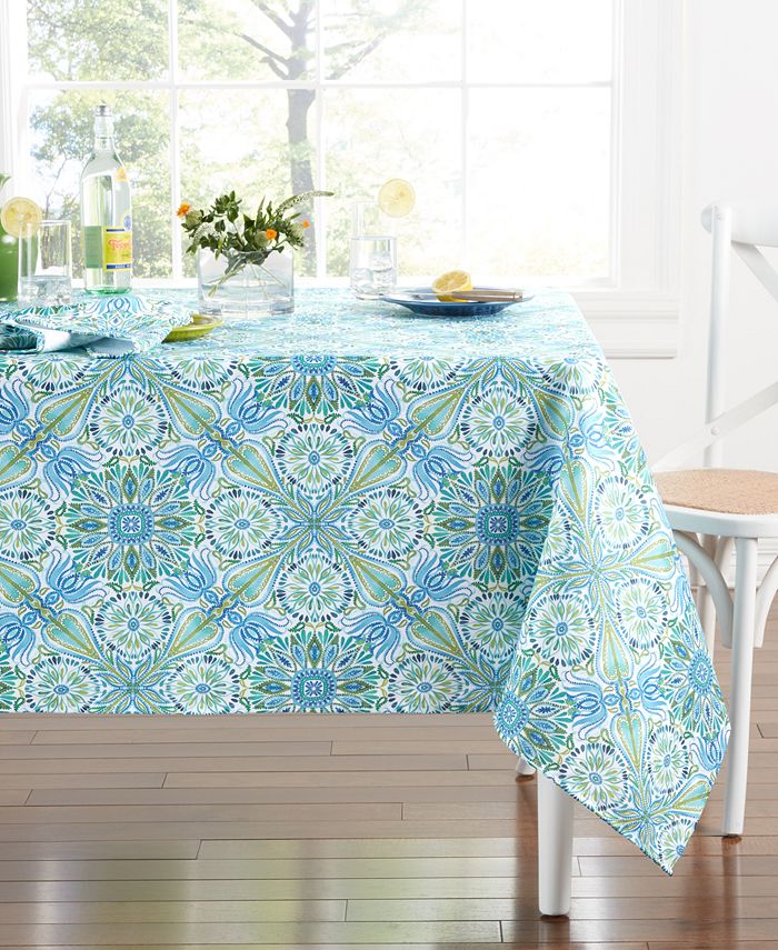 Fiesta Greencove Tablecloth 60" X 102" Macy's
