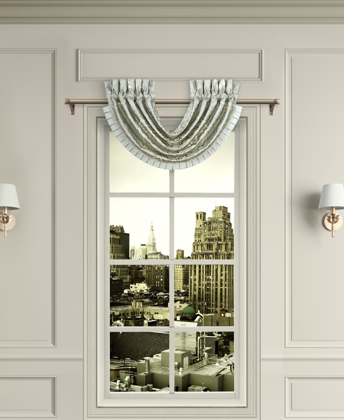 J Queen New York Belgium Waterfall Window Valance, 33