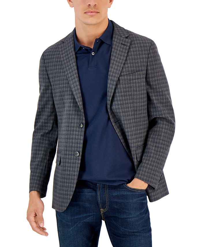 Tommy Hilfiger Men's Modern-Fit Pattern Coats & Reviews - Blazers & Sport - Men - Macy's
