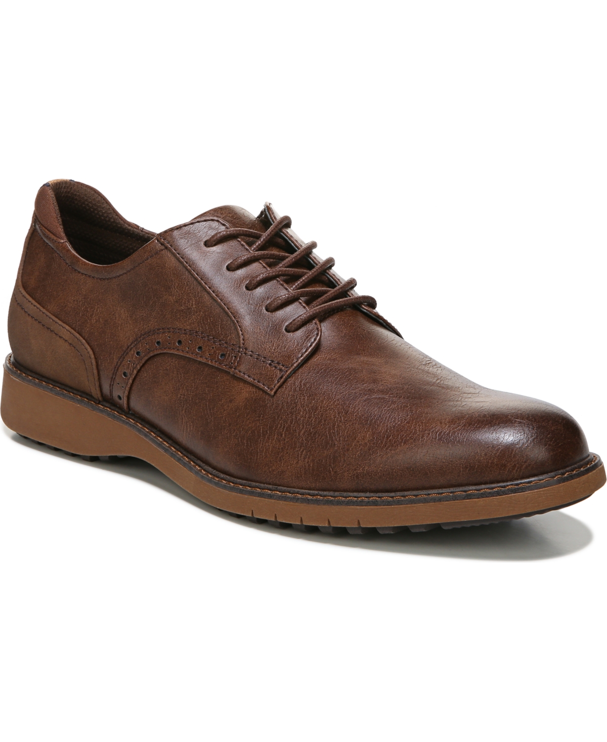 Shop Dr. Scholl's Men's Sync Up Oxfords In Brown Synthetic