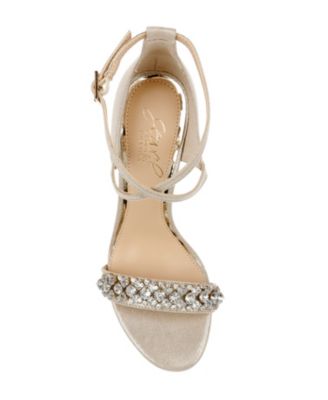 Women's Penny Crisscross Strap Block Heel Evening Sandals