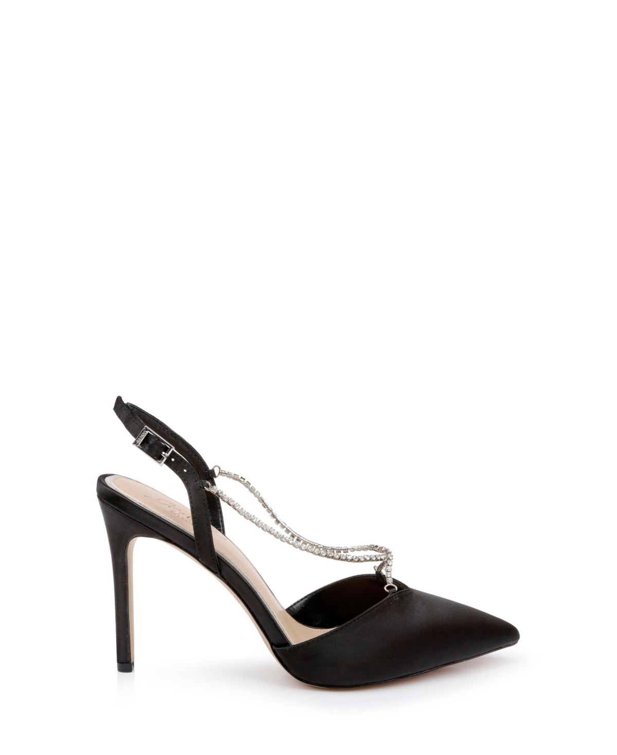 Women's Alegria Crisscross Rhinestone Strap Stiletto Evening Pumps