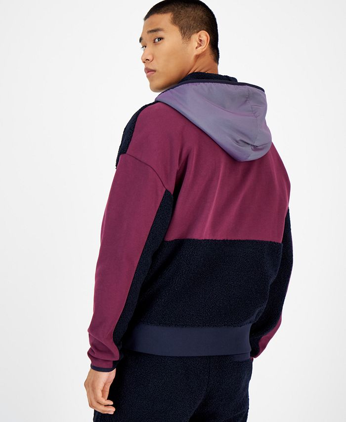 AX Armani Exchange Men's QuarterZip Fleece Sweatshirt Macy's