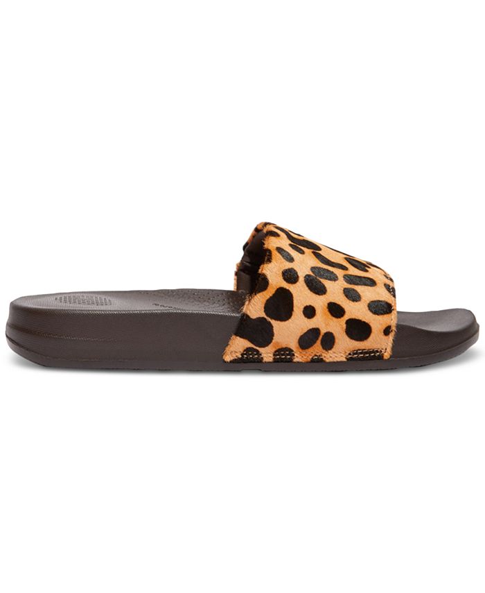 FitFlop Women's Iqushion Leopard Slide Sandals Macy's