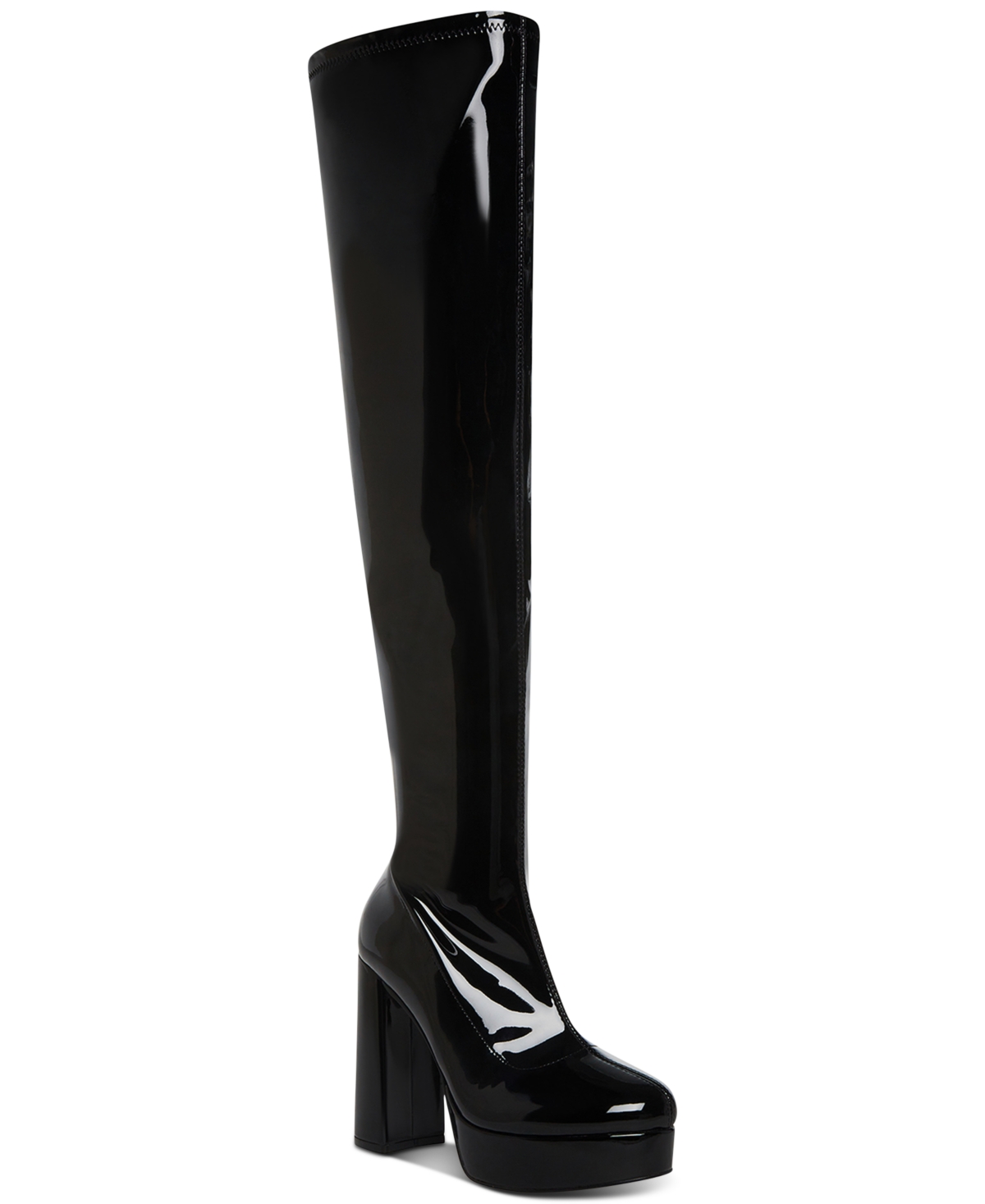 Madden Girl Women s Orin Platform Over The Knee Stretch Boots