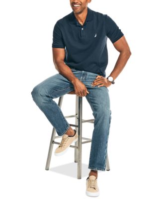 Men's Vintage Straight-Fit Stretch Denim 5-Pocket Jeans