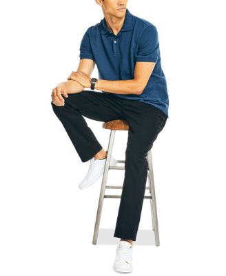 Nautica Men's Relaxed Fit Stretch Jeans – 5 Pocket Straight Leg Denim For Big & Tall Sizes - View #3