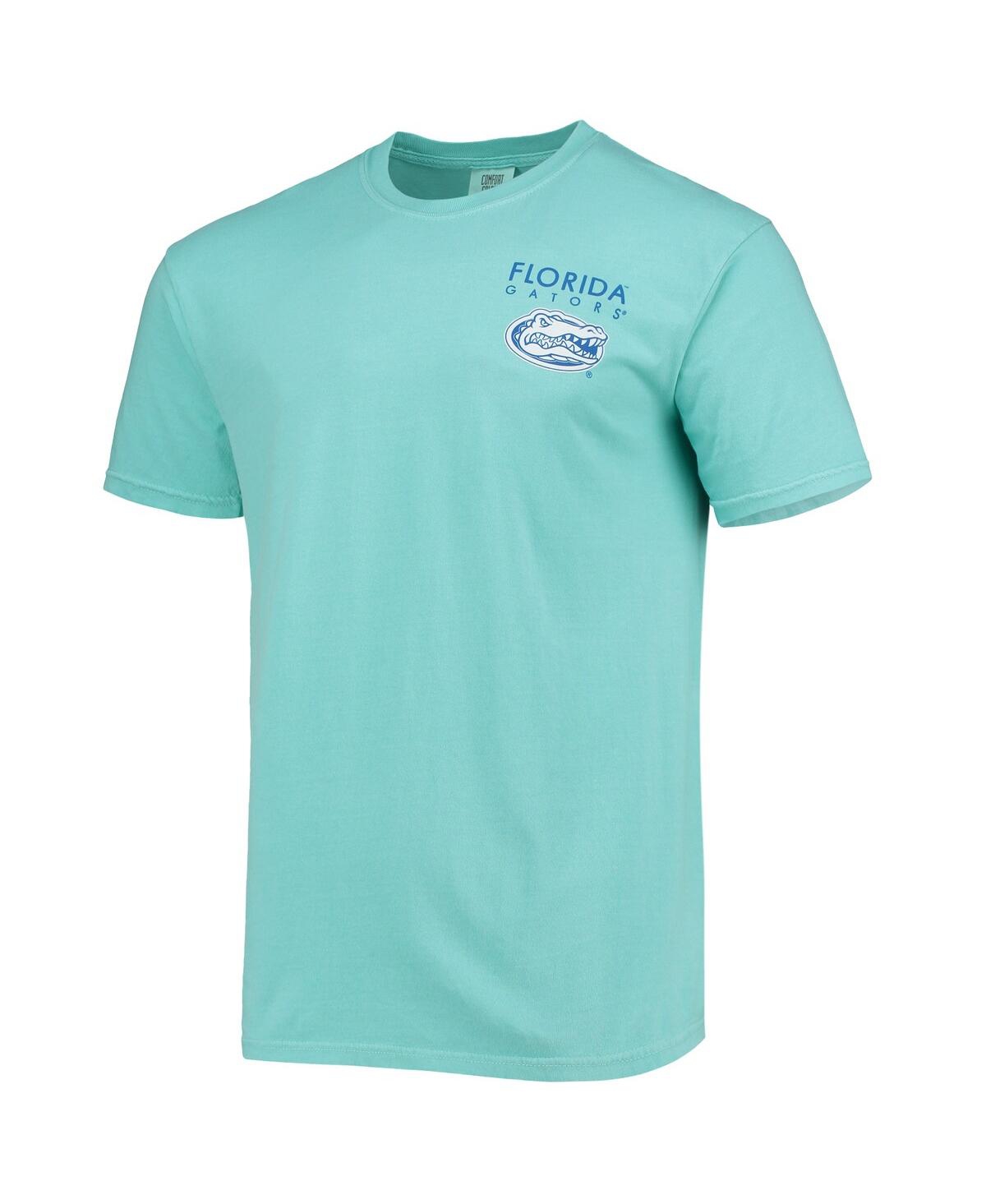 Image One Mint Florida Gators Circle Scene Comfort Colors T-shirt In Mint