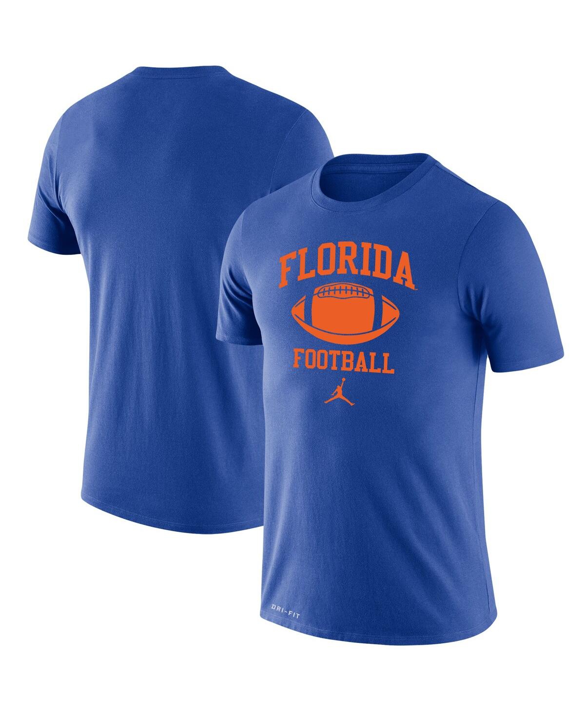 Jordan Men's  Brand Royal Florida Gators Retro Football Lockup Legend Performance T-shirt