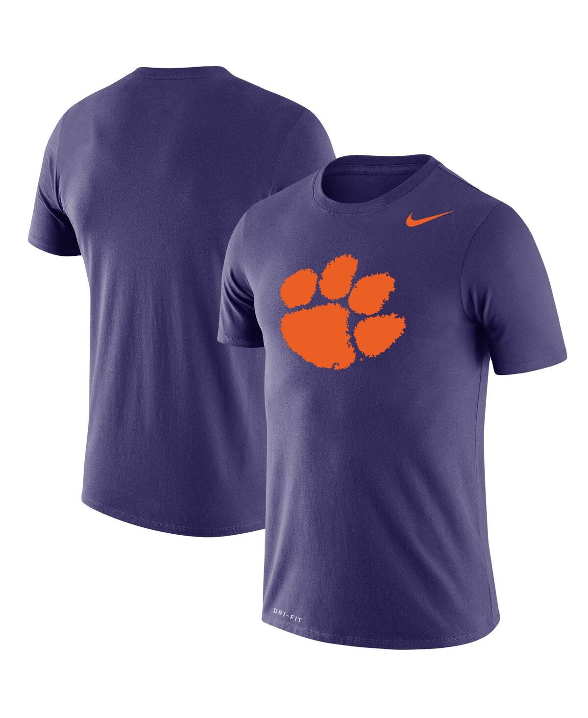 Shop Nike Men's  Purple Clemson Tigers Big And Tall Legend Primary Logo Performance T-shirt
