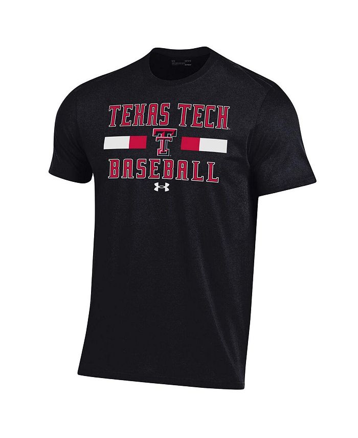 Under Armour Men's Black Texas Tech Red Raiders Baseball Stack ...