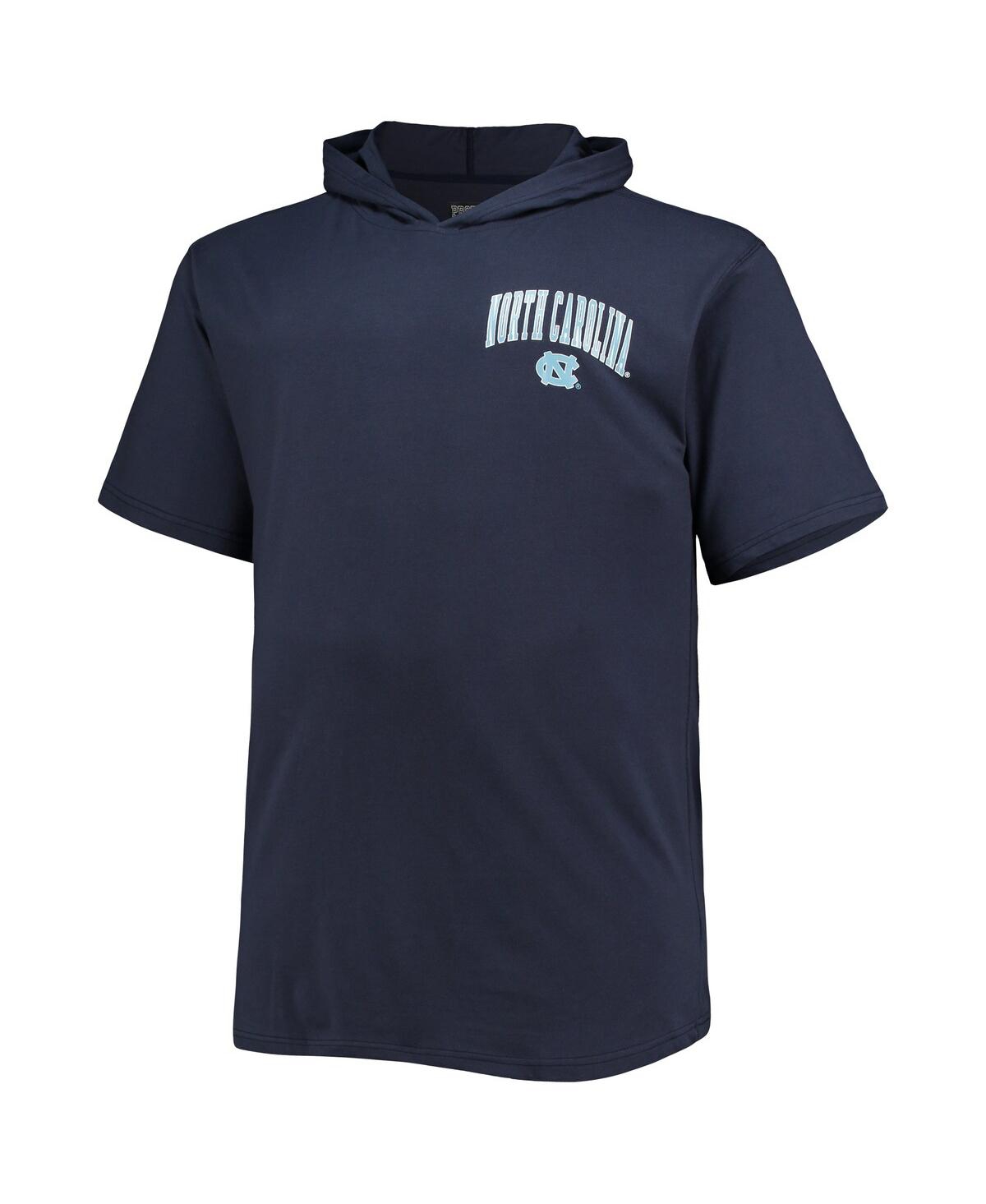 Men'sNorth Carolina Tar Heels Big and Tall Team Hoodie T-shirt - Navy