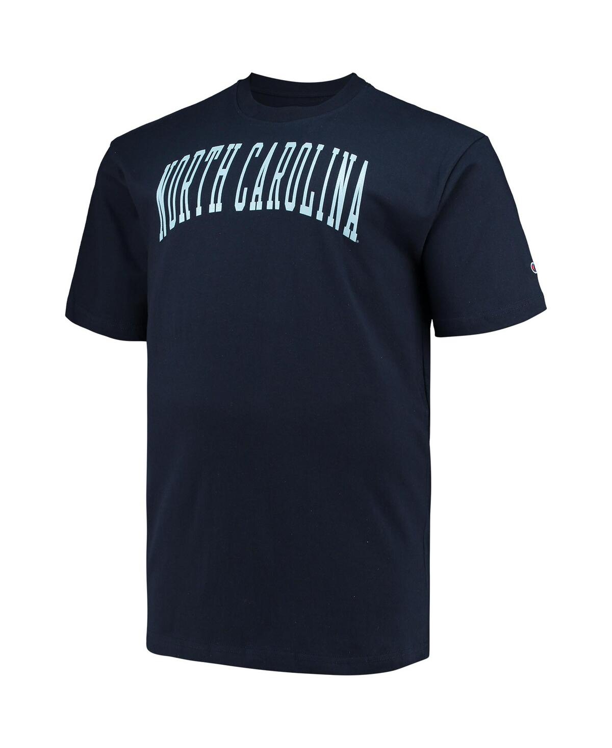 Shop Champion Men's  Navy North Carolina Tar Heels Big And Tall Arch Team Logo T-shirt