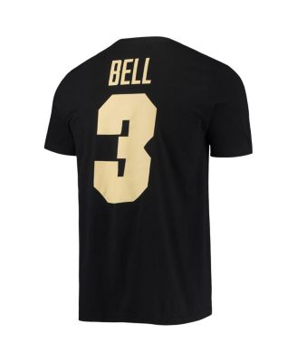 Men's David Bell Black Purdue Boilermakers 2022 NFL Draft Name and Number T-shirt