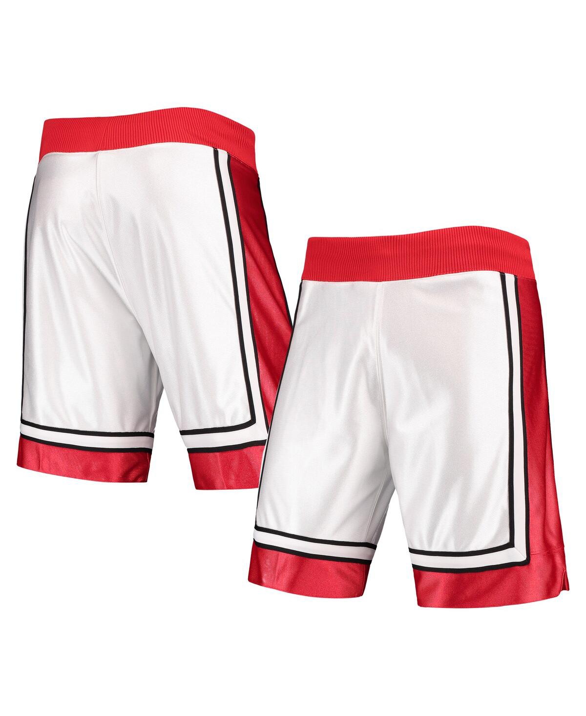 Mitchell & Ness Basketball White Unlv Rebels Authentic Throwback College Shorts In White