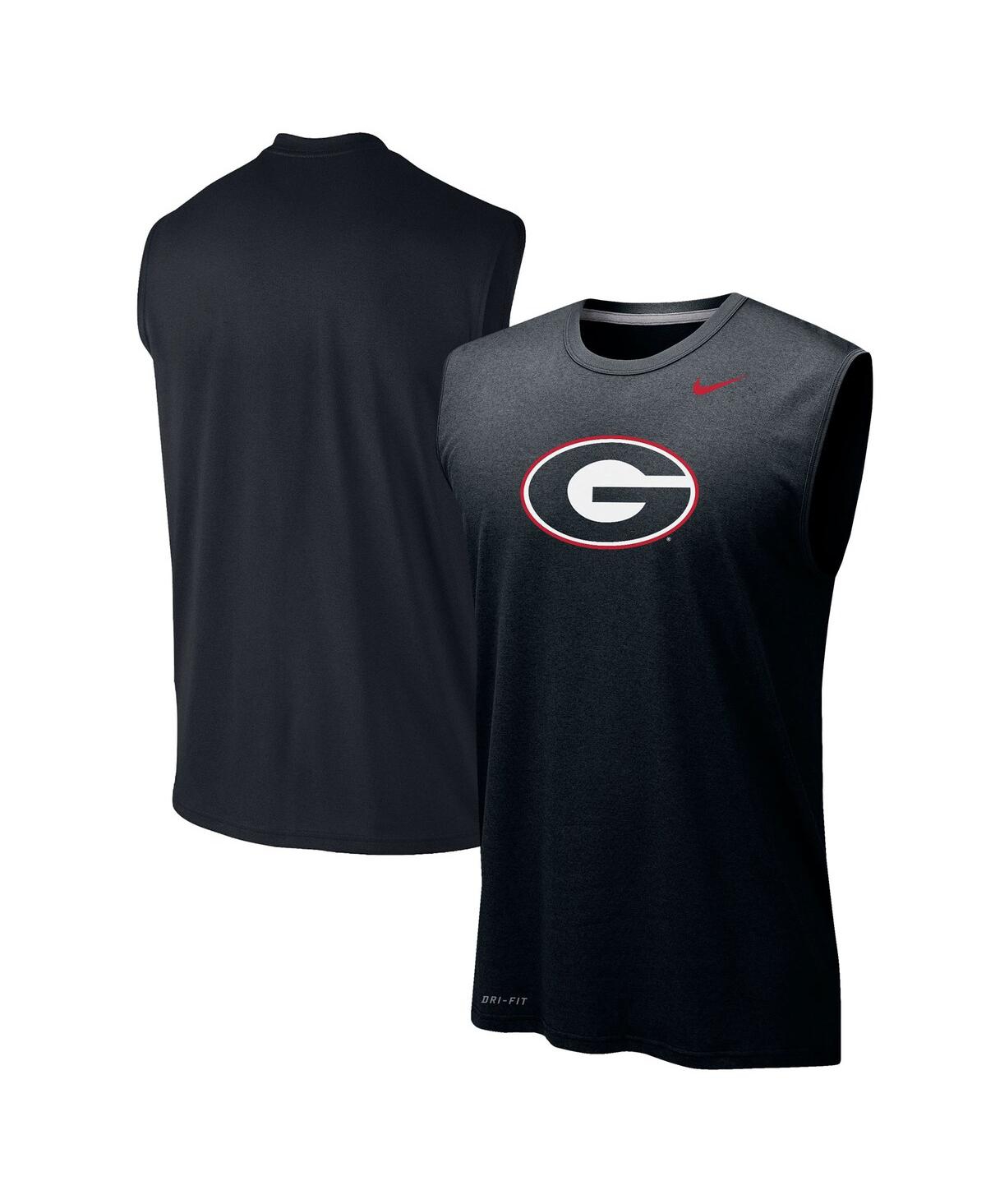 Men's Nike Black Georgia Bulldogs Performance Legend Tank Top