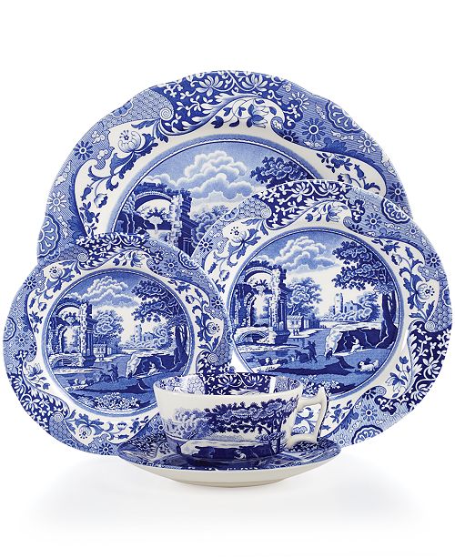Spode Blue Italian 5 Piece Place Setting Reviews Dinnerware