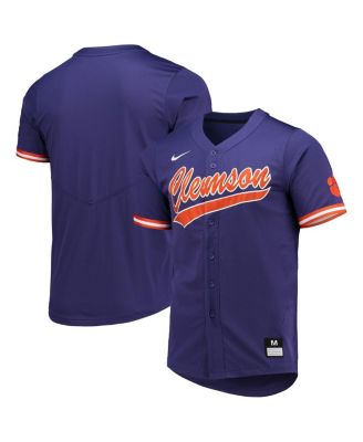 Men s Nike Purple Clemson Tigers Replica Baseball Jersey Macy s