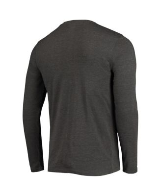 Men's Green and Heathered Charcoal NDSU Bison Meter Long Sleeve T-shirt and Pants Sleep Set