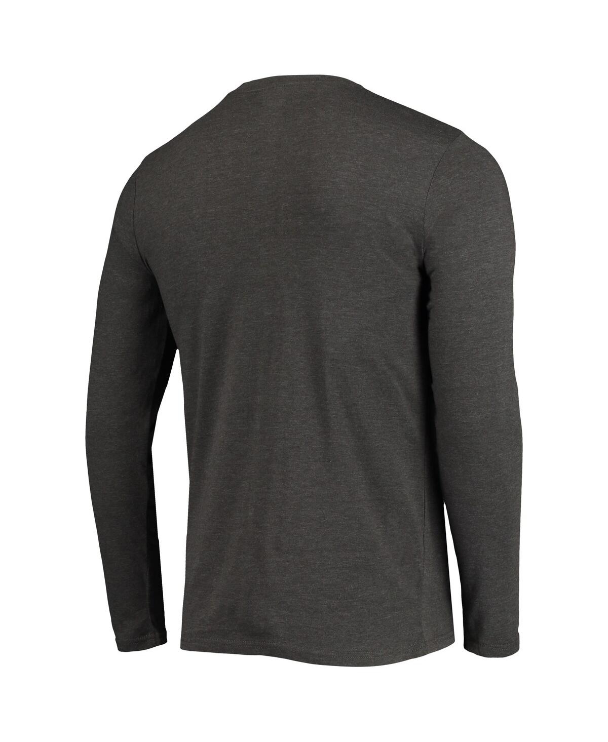 Concepts Sport Men's  Green And Heathered Charcoal Ndsu Bison Meter Long Sleeve T-shirt And Pants Sle In Green,heathered Charcoal