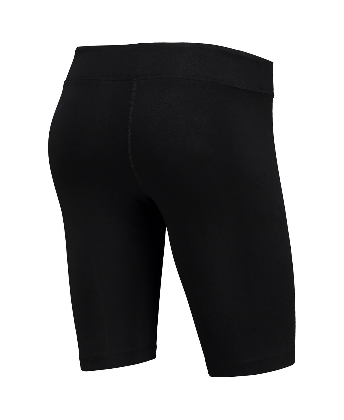 Shop Nike Women's  Black Clemson Tigers Essential Tri-blend Bike Shorts