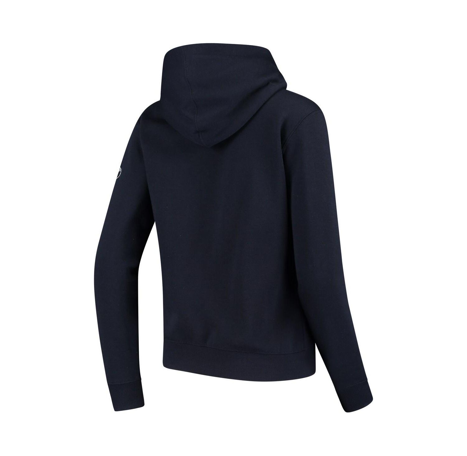 Women's Stadium Athletic Navy BYU Cougars Arched Name Full-Zip Hoodie