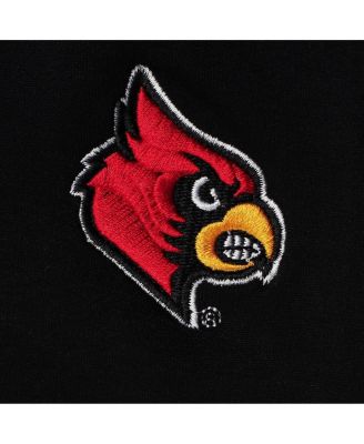 Women's Black Louisville Cardinals Fleece Leggings