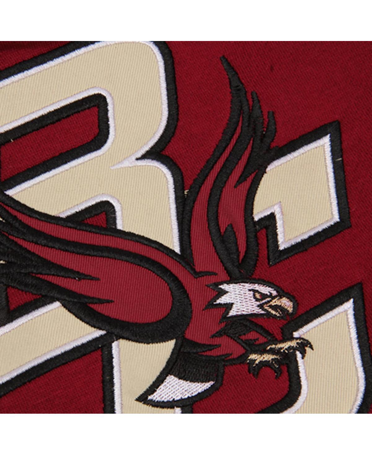 Stadium Athletic Big Boys  Maroon Boston College Eagles Big Logo Pullover Hoodie In Maroon