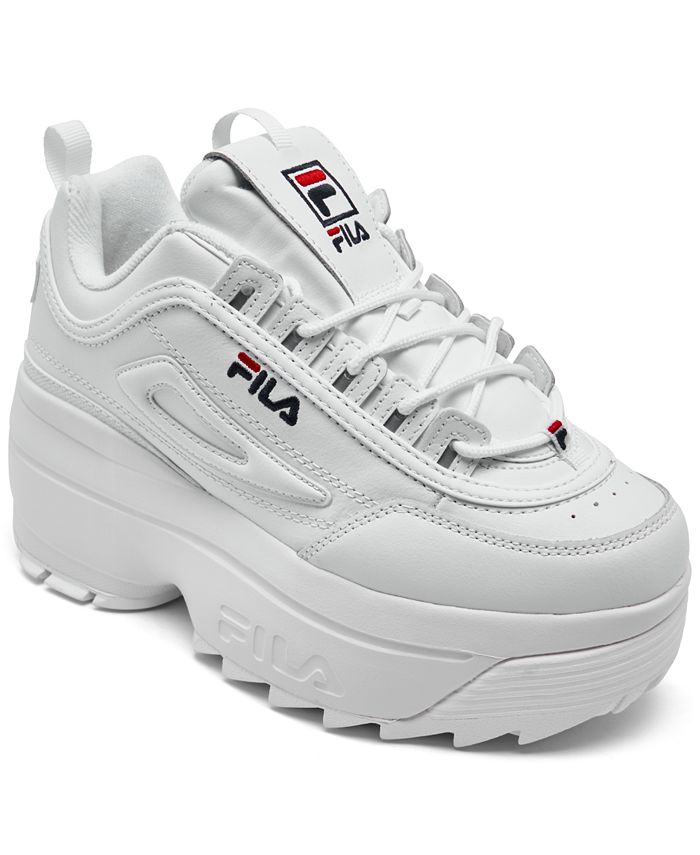 Fila Women's Disruptor 2 Wedge Casual Sneakers from Finish Line - Macy's