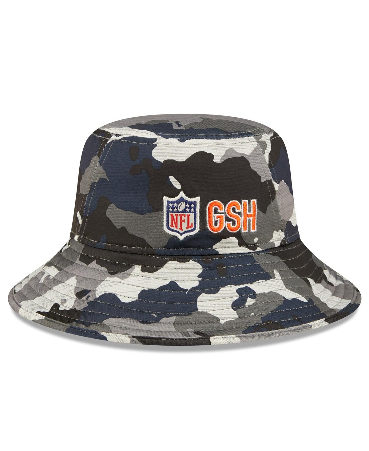 Shop New Era Men's  Camo Chicago Bears 2022 Nfl Training Camp Official Script Bucket Hat