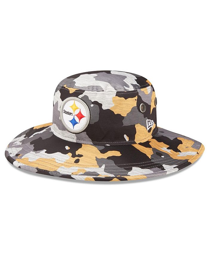 New Era Men's Camo Pittsburgh Steelers 2022 NFL Training Camp Official  Panama Bucket Hat - Macy's