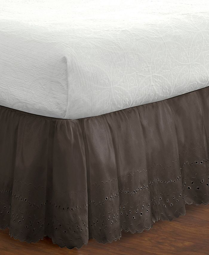 Fresh Ideas Ruffled Eyelet Bedskirts & Reviews Sheets & Pillowcases
