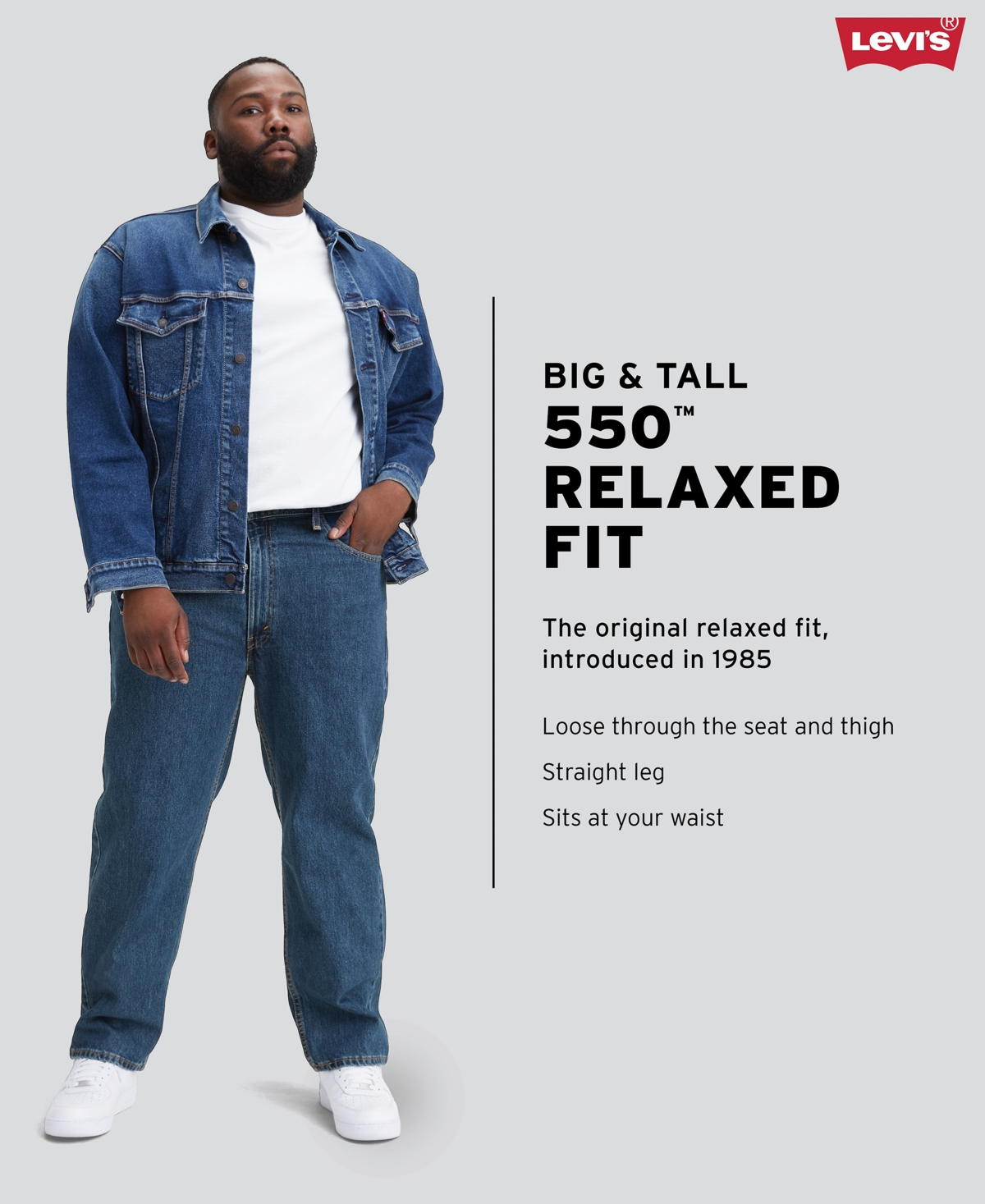 Levi's 550 Relaxed Fit Jeans In Clif