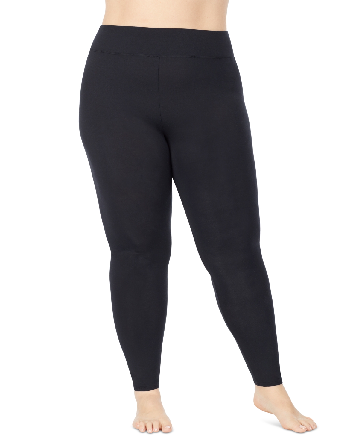 Cuddl Duds Plus Size Softwear with Stretch High-Waist Leggings