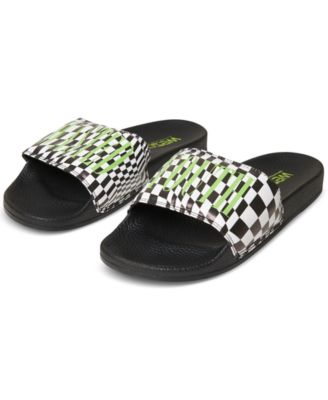 WeSC - Men's Warped Checker Slide Sandal