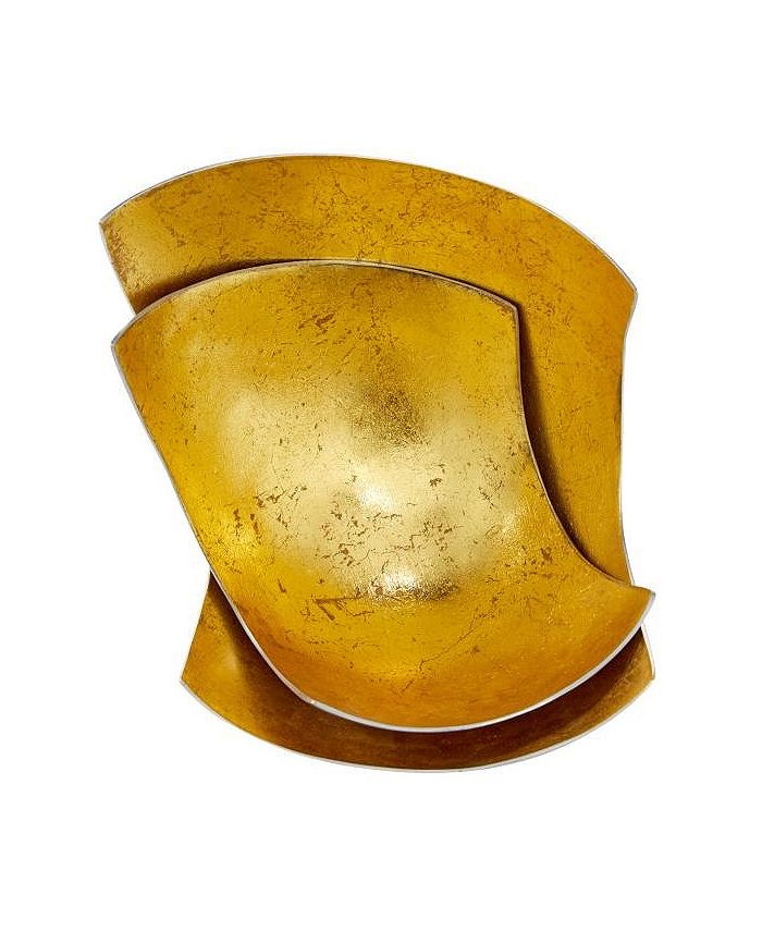 Rosemary Lane Aluminum Contemporary 2 Piece Abstract Decorative Bowl